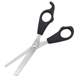 Baby Hair Thinning Shears Metal Black 0014 Haircut For Infant Styling And Care - Product Image 1