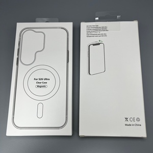 Funda Magnética Transparente de TPU + Acrílico, Estilo Oficial, al Mejor <span class=keywords><strong>Precio</strong></span>, para <span class=keywords><strong>iPhone</strong></span> <span class=keywords><strong>11</strong></span>, 17, 15 Pro Max, Samsung S26 Plus, S25 Ultra - Product Image 2