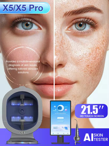 Analyseur de diagnostic du cuir chevelu et du visage, appareil de bureau avec <span class=keywords><strong>scanner</strong></span> facial complet, analyseur de peau numérique pour utilisation en salon, analyse de la peau par IA - Product Image 3