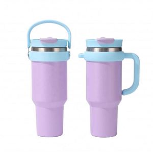 Offre Spéciale – Gobelet Isotherme Portable en Acier Inoxydable de 40 oz avec Poignée – Grande Capacité pour Voyage et Camping - Product Image 5