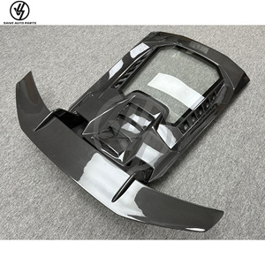 Actualización a Estilo Performante: Capó Trasero de Fibra de Carbono Seca con Alerón Trasero para Lamborghini Huracán LP580 LP610 2014-2018 - Product Image 6