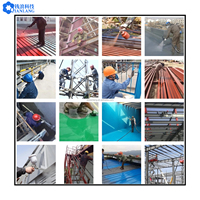 Revêtements liquides en résine fluorocarbonée anticorrosion personnalisés, peinture à base de polyuréthane acrylique pour structures en acier, peinture de bateaux