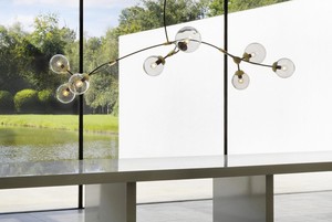 Nórdicos creativa moderna iluminación del hotel bola de <span class=keywords><strong>cristal</strong></span> de la lámpara de techo led lámpara colgante luz para <span class=keywords><strong>Bar</strong></span> - Product Image 6