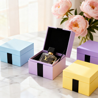 Scatole Rigide Personalizzate Stile Conchiglia con Logo in Lamina d'Oro, Confezioni di Lusso in Carta Pregiata per Profumi e Cosmetici