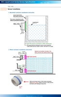 Sensor Level Cairan Tanpa Kontak Pintar XKC-Y25-PNP untuk Pemantauan Level Tangki Air dengan Output Saklar Multi Output