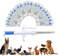 Micro-puce RFID FDX-B EM4305 pour animaux de compagnie, chiens, poissons, lapins, tortues, souris, seringue, micro-puce miniature, petite taille 1,25 x 7 mm, vente en gros