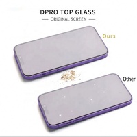 Protection d'écran en verre trempé 0,4 mm 280 AB Glue Double Head Plasma DPro, bord incurvé large en aluminium pour téléphones mobiles