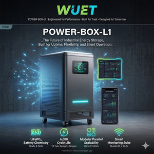 Système de stockage d'énergie domestique 48V 840Ah 43kWh LiFePO4 15kW de puissance de pointe solaire, compatible CAN, pour petites entreprises - Product Image 1