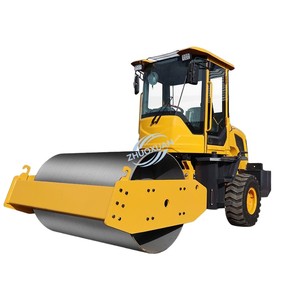 Compacteur agricole durable à double tambour vibrant, mini-rouleau compresseur d'asphalte, directement de l'usine - Product Image 1