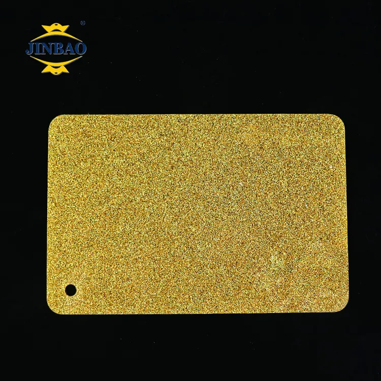Jinbao Prijs 3Mm Plexi 5Mm Glitter Acryl Plaat Laminaten 12Mm Perpex Marble Gouden Acryl Plaat