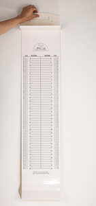 Infantómetro, Medidor <span class=keywords><strong>de</strong></span> Estatura Infantil, Regla <span class=keywords><strong>de</strong></span> Altura para Bebés Enrollable <span class=keywords><strong>de</strong></span> 99 cm, <span class=keywords><strong>Tabla</strong></span> <span class=keywords><strong>de</strong></span> Crecimiento Infantil, Estadiómetro - Product Image 4