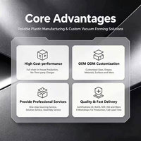 Pièces thermoformées OEM en HIPS MH avec certification RoHS SGS pour accessoires d'équipements de jeux pour enfants