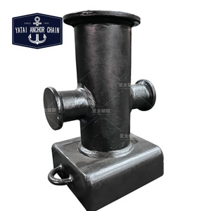 Yatai Anchor <b>Chain</b> Ship Single <b>Cross</b> Bollard Steel High Strength For Marine Deck Fixing - Product Image 4
