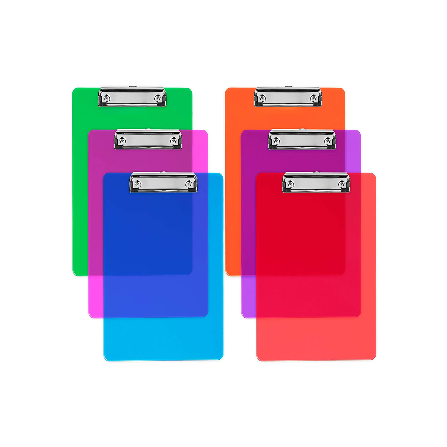 Пластиковые клипсы, несколько упаковок, клипсы, акриловые клипсы с низким профилем, милые клипсы с металлическим клипсой, разные цвета