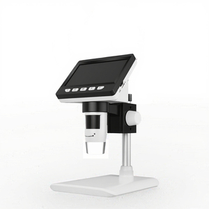 Kính hiển vi vi tuần hoàn kỹ thuật số cầm tay với ống kính phân cực Mono và kính hiển vi điện tử Nguồn sáng LED với màn hình LCD - Product Image 3