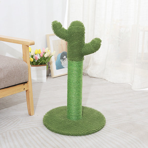 Cactus chat <span class=keywords><strong>griffoir</strong></span> sisal corde jouet interactif intérieur escalade chaton chat poste pour petits chats chatons - Product Image 4