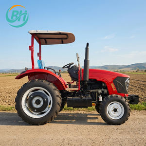Tractor Agrícola Personalizado de Fábrica, Tractor de Ruedas Pesadas para Suelos Duros, 70hp 80hp 90hp, Tractor de Chasis Grande para Todo Terreno - Product Image 2