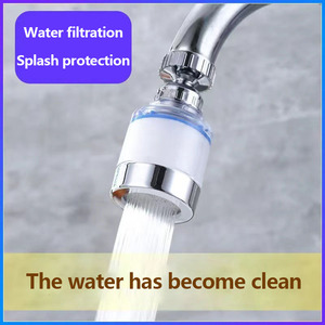Phổ 360 ° xoay nhựa vòi Lọc vòi hoa sen đầu vòi phun Splash-proof tiết kiệm nước Vòi Nước Nhà Bếp cho hộ gia đình và RV - Product Image 3