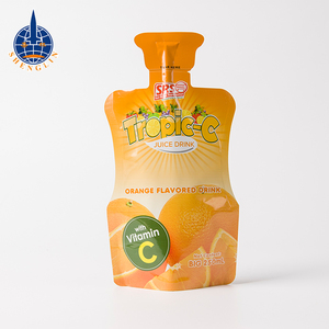 Doypack น้ำซุปข้นโยเกิร์ตบรรจุอาหารเหลว180มล. 250มล. ถุงเครื่องดื่มพร้อมหลอดภายในพลาสติกออกแบบได้ตามต้องการ - Product Image 5