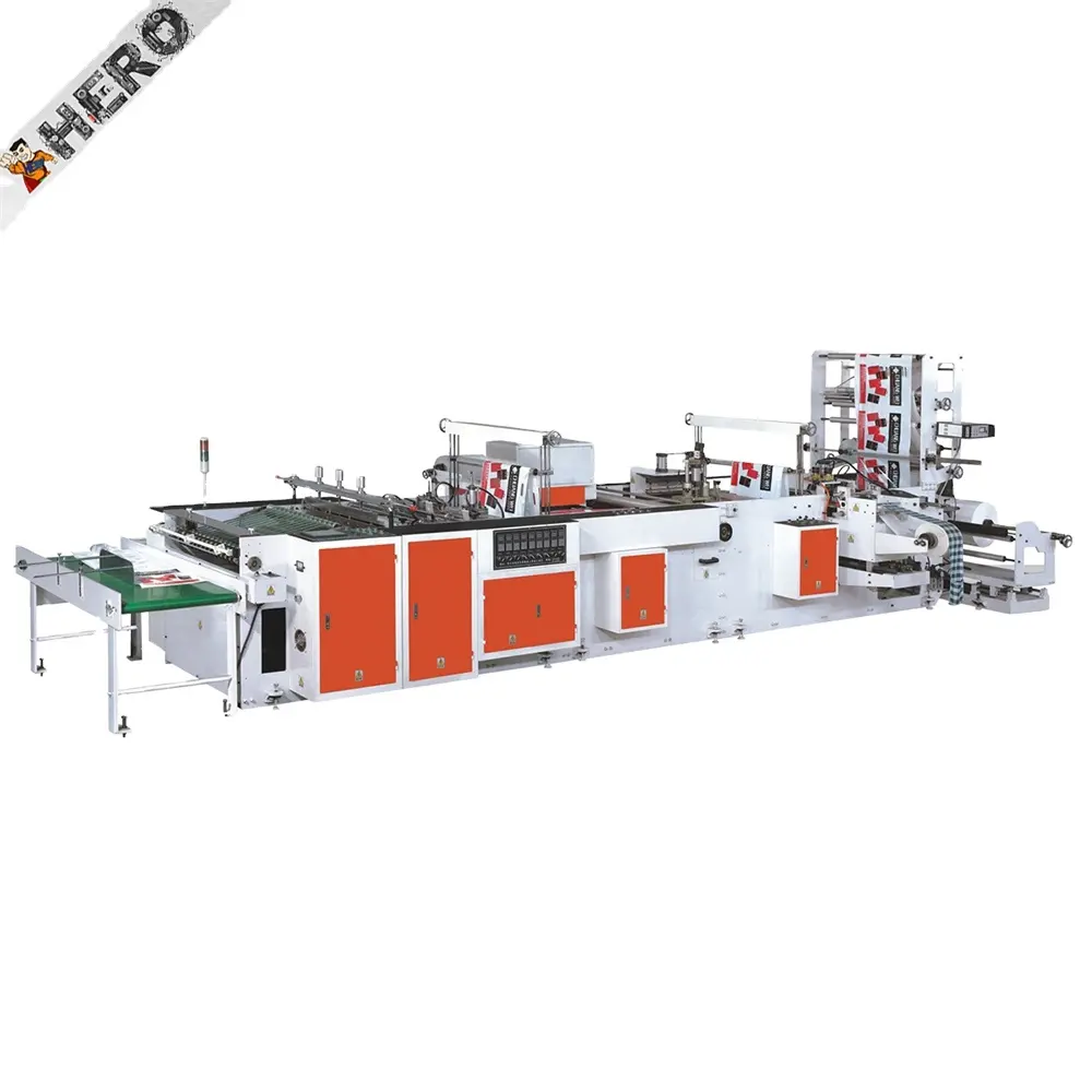 High quality Automatic Square Bottom Paper Bag Making Machine for Food Packaging Price