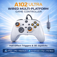 Manette multifonctionnelle filaire USB tout-en-un avec moteur de vibration, joystick, manette de jeu pour P3/Android/PC360/TVbox//Raspberry Pi