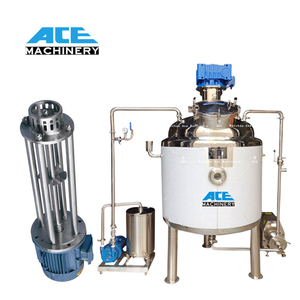 Tanque Mezclador al Vacío de Acero Inoxidable con Doble Camisa y Calentamiento de 100L/150L, Homogeneizador de Crema Cosmética, Mezclador Emulsionante con PLC - Product Image 2