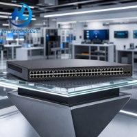 J L256A Nuevo Switch Ethernet Gestionado Gigabit PoE+ de 48 Puertos con 4x 10G SFP+ Uplink 370W, Switch Empresarial de Capa 3 AP