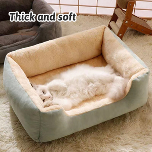 Couverture carrée <span class=keywords><strong>auto</strong></span>-chauffante pour <span class=keywords><strong>chat</strong></span> et chien Fournitures pour animaux de compagnie <span class=keywords><strong>Coussin</strong></span> pour chien en laine d'agneau chaude Lits pour animaux de compagnie - Product Image 5