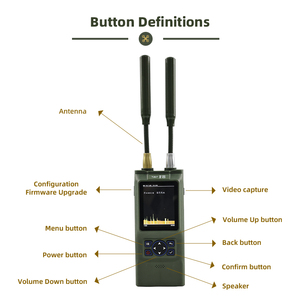 <span class=keywords><strong>D</strong></span>étecteur de drones à bande ultra large 100-8000 MHz, <span class=keywords><strong>d</strong></span>étection de signal RF UAV portable pour DJI Autel FPV avec capture vidéo - Product Image 2