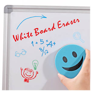 Effaceurs magnétiques Foska pour <span class=keywords><strong>tableau</strong></span> blanc et <span class=keywords><strong>tableau</strong></span> noir, effaceurs mignons en forme de dessin animé avec <span class=keywords><strong>feutre</strong></span> pour enseignants, bureau et maison - Product Image 2