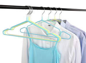 Perchero <span class=keywords><strong>de</strong></span> Alambre Metálico Delgado con Revestimiento <span class=keywords><strong>de</strong></span> PVC, Antideslizante, para Ropa, Venta al Por Mayor - Product Image 4