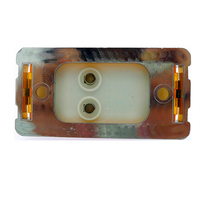 Feux latéraux LED rouges ambre clairs de 2,5 pouces pour ambulance, voiture de remorquage, feux latéraux LED pour camion, remorque, feux de remorque fins, 12v 24v