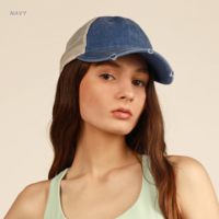 Casquette Trucker Premium Vintage Délavée et Vieillie, Réglable, Logo Personnalisé, 6 Panneaux, Visière Courbée, Vierge, Respirante, en Maille, pour l'Extérieur
