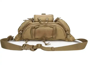कस्टम लोगो आउटडोर सामरिक फैनी पैक बैग बहु-कार्यात्मक पैदल पैदल चढ़ाई खेल बहु-जेब सामरिक कमर बैग - Product Image 4