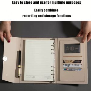 Promotional Custom Leather PU <b>Notebook</b> Set A5 Business Gift Personalized with LOGO - Product Image 4
