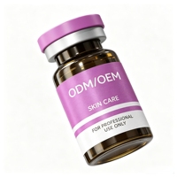 50. Autocollant personnalisé pour flacon de peptides de laboratoire, vinyle résistant au froid, flacon en verre de 10 ml, usage de recherche uniquement