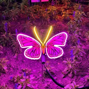 <span class=keywords><strong>Luces</strong></span> Decorativas <span class=keywords><strong>Navideñas</strong></span> 3D, Mariposas con Movimiento, Iluminación Escénica para Jardín, Alas Dinámicas, <span class=keywords><strong>Luces</strong></span> <span class=keywords><strong>LED</strong></span> de Mariposa - Product Image 5