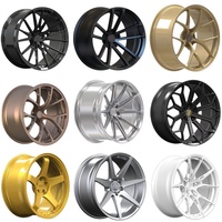 Nouvelles jantes monobloc forgées concaves profondes et légères, 16-24 pouces, 5*120, multi-branches, PCD personnalisé, ET 25 mm, Audi Performance Chrome