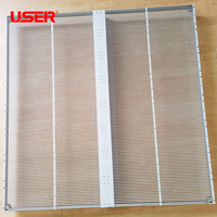 Plein couleur SMD Transparent 500x1000mm P3.91-7.81 maille Semi-extérieure LED fenêtre en verre Transparent Led affichage pour centre commercial