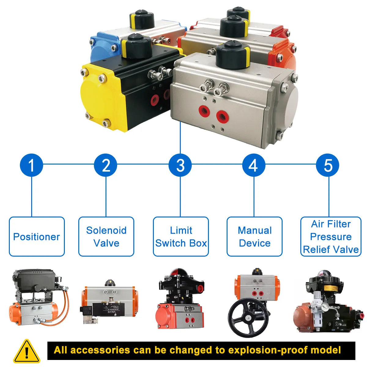 SONGO DN100 PN16 4 Inch Karet EPDM Kursi Wafer Type Besi Cor Double Acting Pneumatic Actuator Butterfly Valve