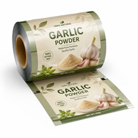 Rouleau de film d'emballage personnalisé pour poudre de piment, qualité alimentaire, PET PE laminé, haute barrière pour ensachage automatique