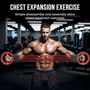 เครื่องบริหารแขน 3 in 1 Burn <span class=keywords><strong>Machine</strong></span>, 360 °   เครื่องฝึกแขนแบบหมุนได้, ขยายกล้ามเนื้อหน้าอก, ปรับแรงต้านได้ 5 ระดับ (10-50 ปอนด์) - Product Image 5