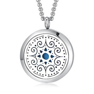 New Arrival Stainless Steel Trendy <b>Cross</b> Pendant Aroma Essential Oil Diffuser Necklace for Anniversary - Product Image 5