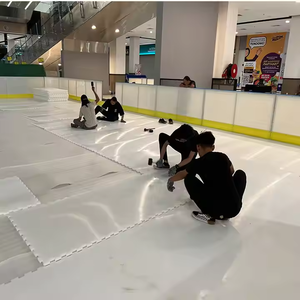 Jiachuang estremo scivolamento sintetico Iceless pista di pattinaggio piastrelle Skateable UHMWPE attrezzature per allenamento Shandong per Hockey pattinaggio - Product Image 6