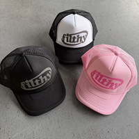 Gorra de Béisbol Deportiva Vintage Transpirable de 5 Paneles con Logotipo Personalizado en Relieve y Malla