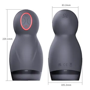 Custom Logo Male Masturbator Cup Soft Silicone Pussy Sex Toys Electric Sex Toys Massager