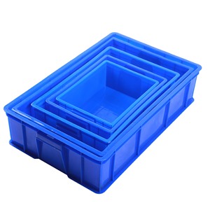 กล่องเก็บของพลาสติก 67x40x17 ซม. ทรงสี่เหลี่ยมผืนผ้า หูหิ้วหนา สำหรับบรรจุอุปกรณ์ฮาร์ดแวร์ ไม่มีฝาปิด เป็นมิตรกับสิ่งแวดล้อม - Product Image 2