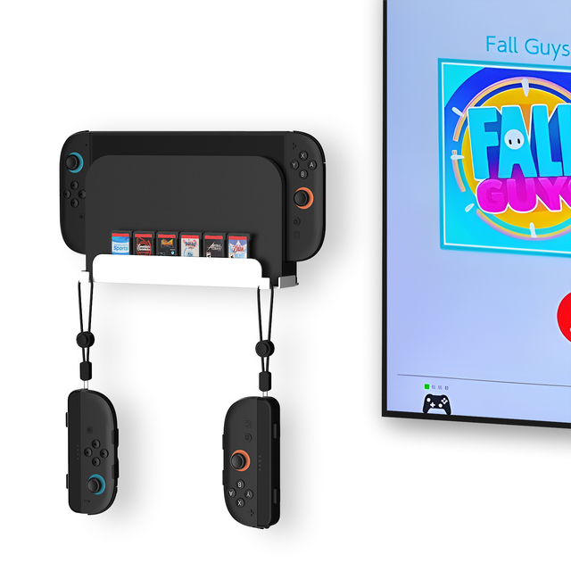 JYS New Universal Wireless Wall Mount for Switch 2/Switch OLED Classic Style PC Gaming Accessories Compatible with Switch 2 OLED