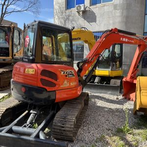 Utilisé pour l'excavatrice sur pneus KX155 Modèle 2023 à bas prix de haute qualité 5.5 tonnes - Product Image 1
