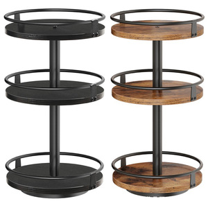 Multi Layer Rotating <b>Shelf</b> 360 Degree Turntable <b>Desktop</b> Storage Rack For Kitchen Spice Coffee Beverage Organizing Holder - Product Image 5